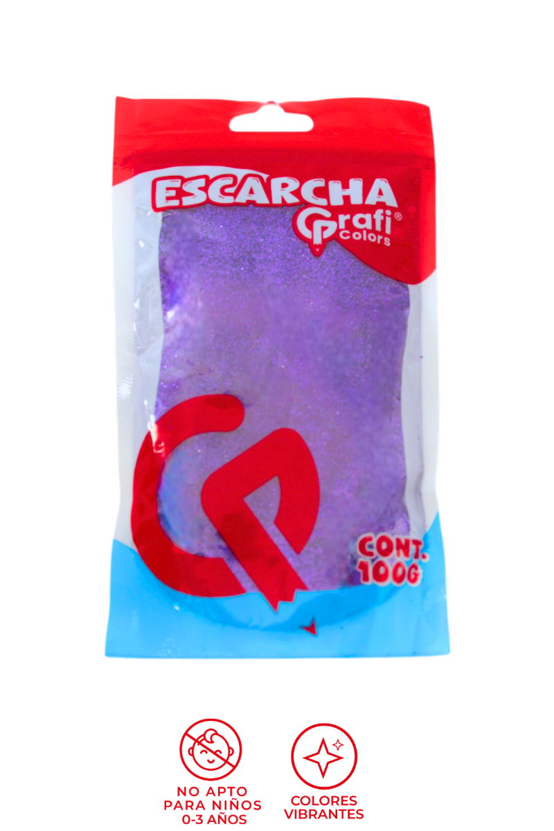 Escarcha Morada Grafi Colors 100 Gramos