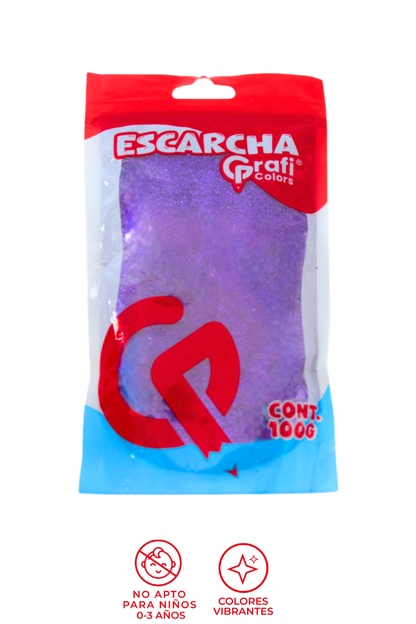 Escarcha Morada Grafi Colors 100 Gramos