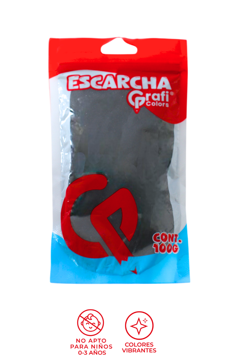 Escarcha Negra Grafi Colors 100 Gramos