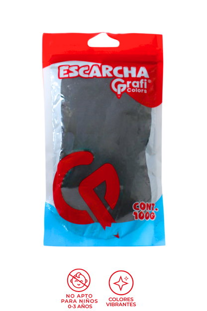 Escarcha Negra Grafi Colors 100 Gramos