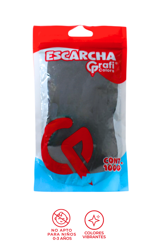 Escarcha Negra Grafi Colors 100 Gramos
