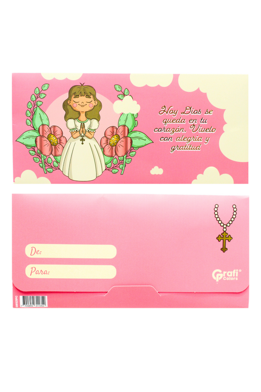 Lluvia De Sobres X12 Metalizadas Grafi Colors Primera Comunion