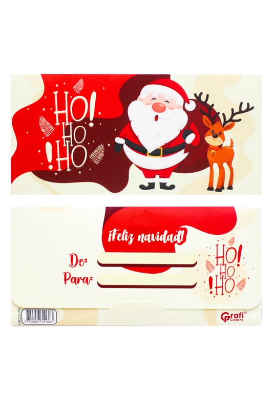 Lluvia De Sobres Colores X 12 Grafi Colors Feliz Navidad