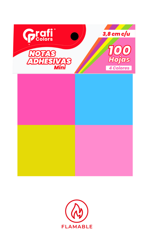 Notas Adhesivas X4 Grafi Colors
