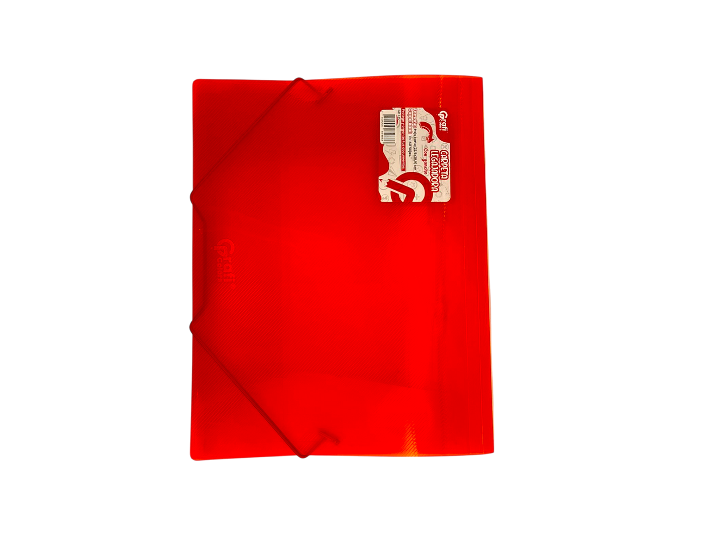 Carpeta Plastica Con Legajador Grafi Colors Oficio
