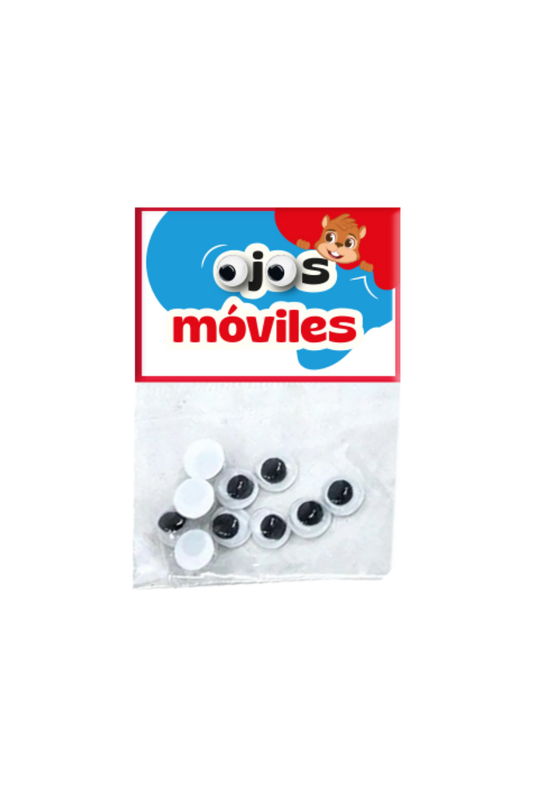 Carton Ojos Moviles X 24