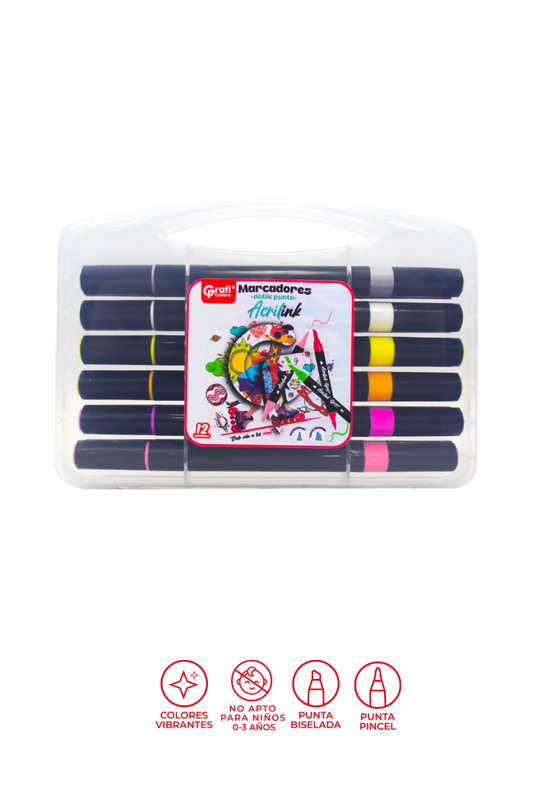 Marcadores Grafi Colors Acrilink