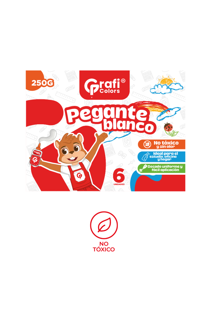 PEGANTE BLANCO GRAFI COLORS 250G