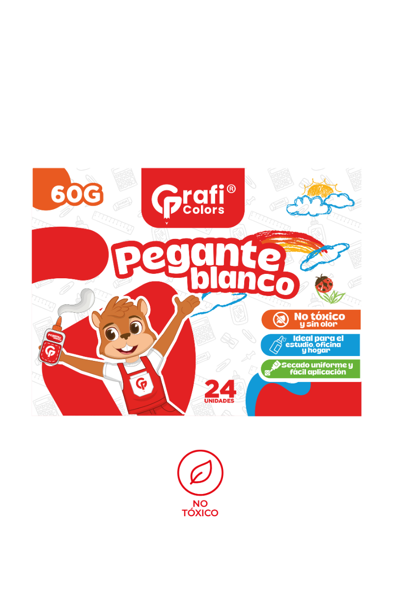 PEGANTE BLANCO GRAFI COLORS 60G
