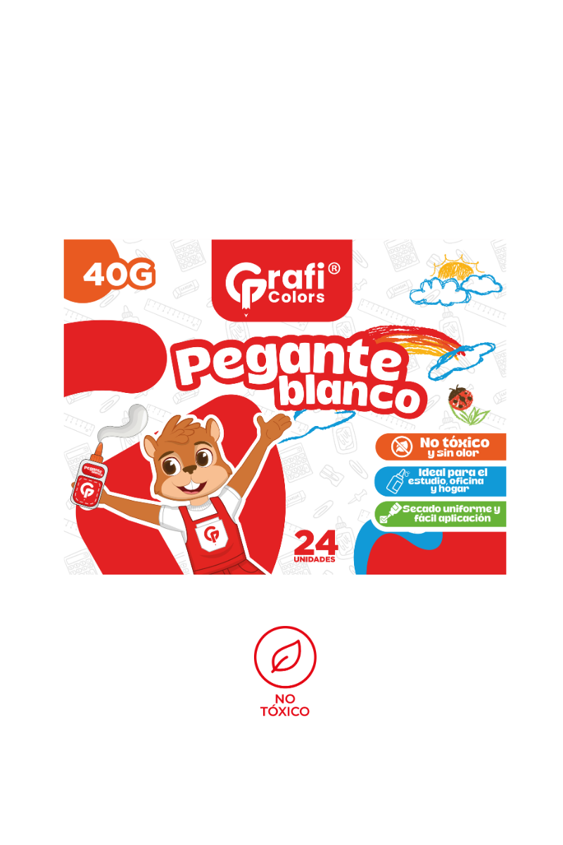 PEGANTE BLANCO GRAFI COLORS  40G