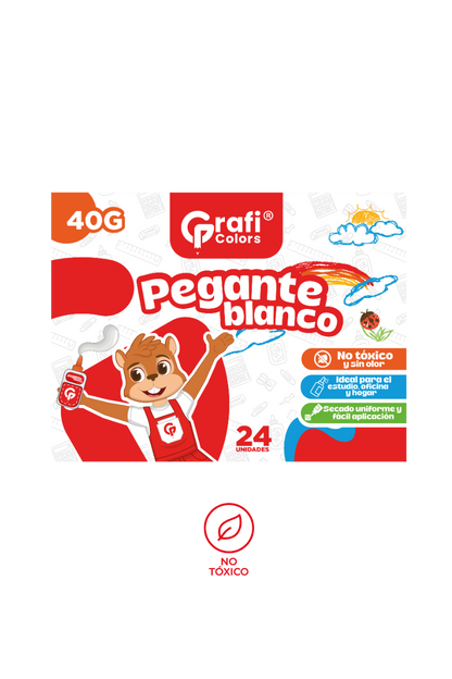 PEGANTE BLANCO GRAFI COLORS  40G
