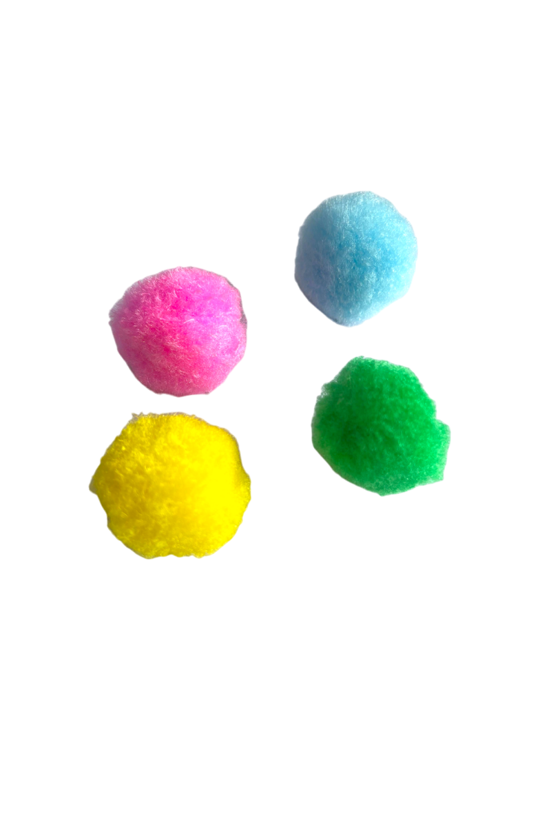 POMPONES DE LANA GRAFI COLORS 3 SM 16 PCS