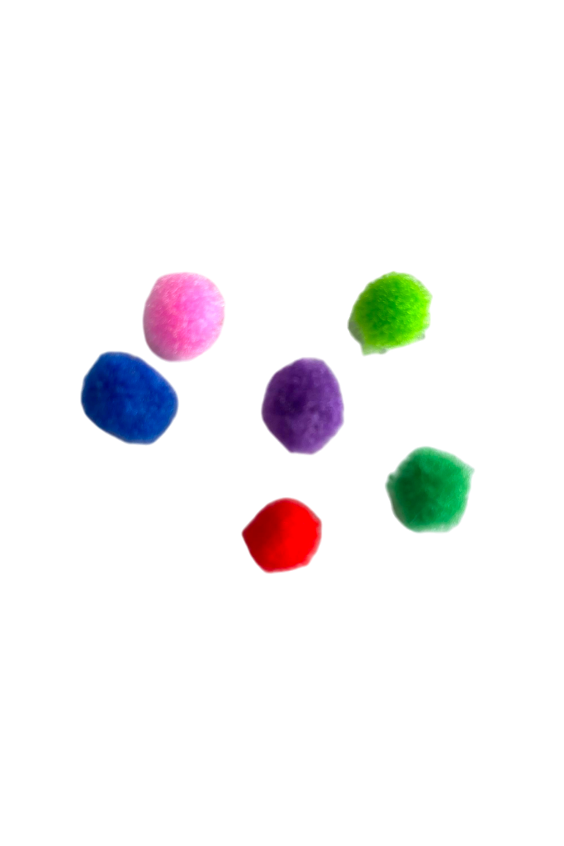 POMPONES DE LANA GRAFI COLORS 1 CM 50 PCS