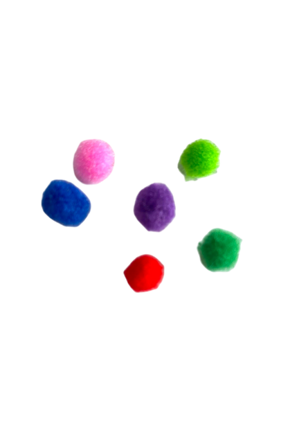 POMPONES DE LANA GRAFI COLORS 1 CM 50 PCS