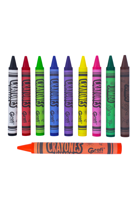 Crayola Gigantes Kids Grafi Colors 12,5cm x 10 Unidades