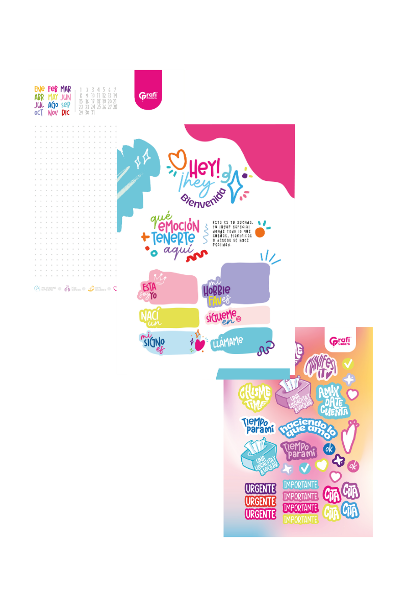 Agenda Grafi Colors Coquette