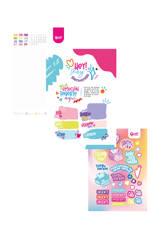 Agenda Grafi Colors Coquette