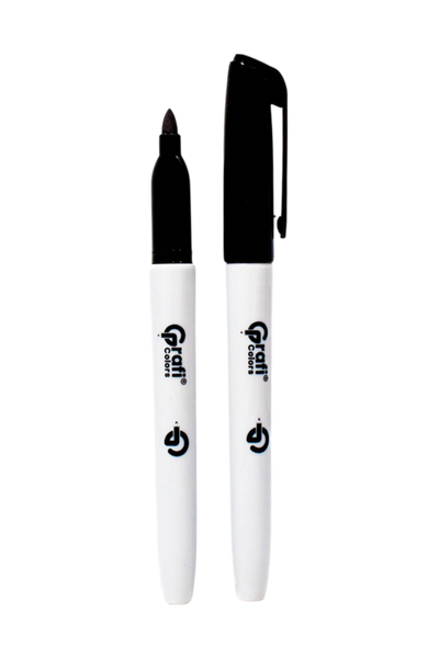 Marcador Blister Grafi Colors X4 Negro