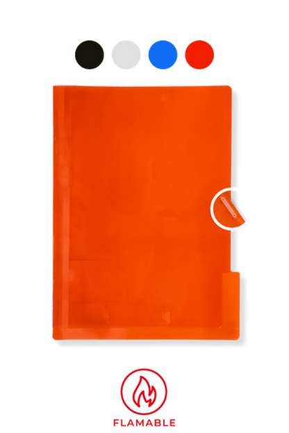 Carpeta Plástica Grafi Colors Tamaño Oficio Con Legajador Colores Surtidos