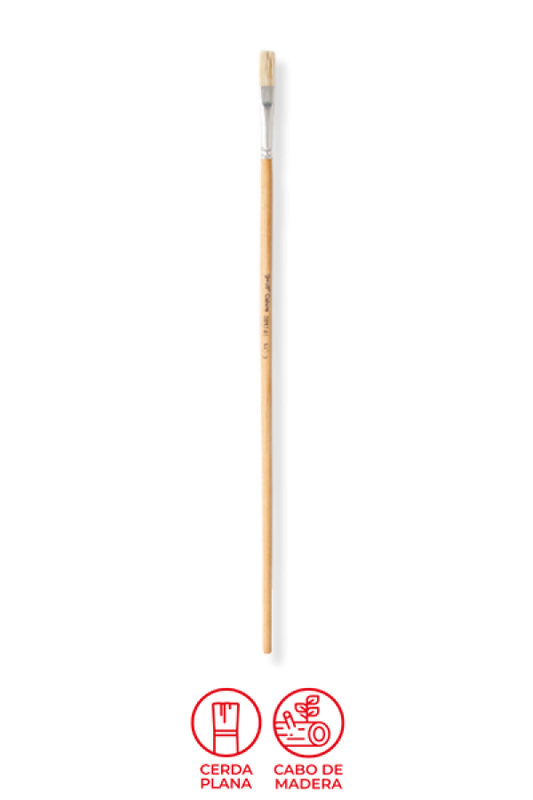 Pincel Plano Grafi Colors # 03 x 12 Unidades