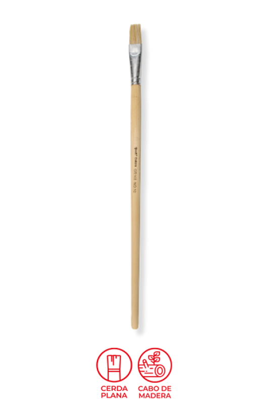 Pincel Plano  Grafi Colors # 10 x 12 Unidades