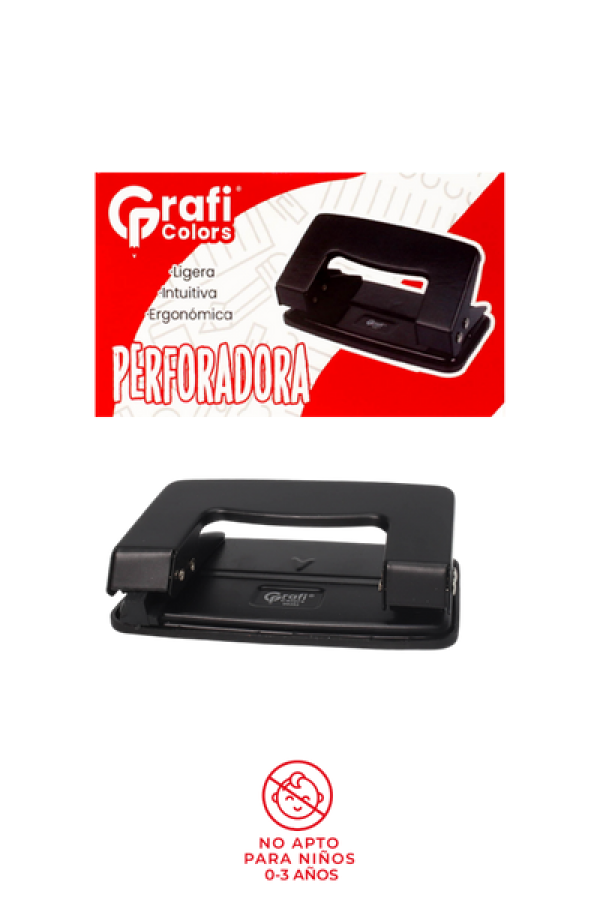 Perforadora Grafi Colors Dos Huecos
