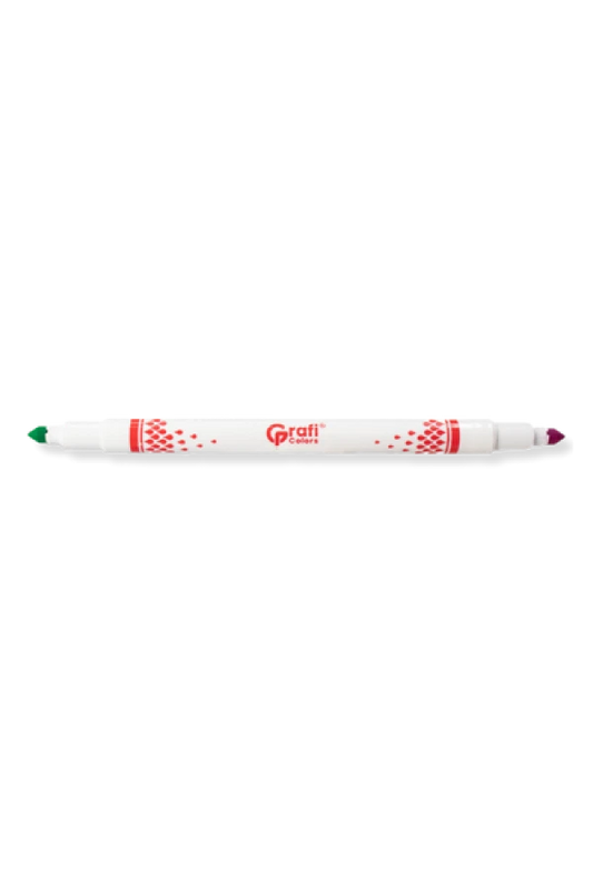 Marcadores Duo Mark Grafi Colors de Acuarela Doble Punta x 12 Unidades