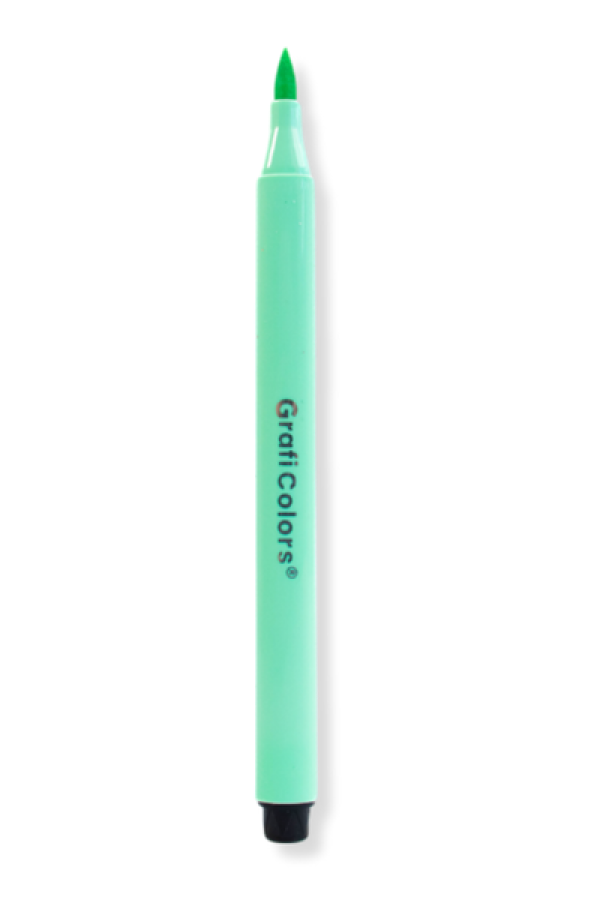 Estuche Marcadores Aqua Brush Grafi Colors Punta Pincel x 24 Unidades