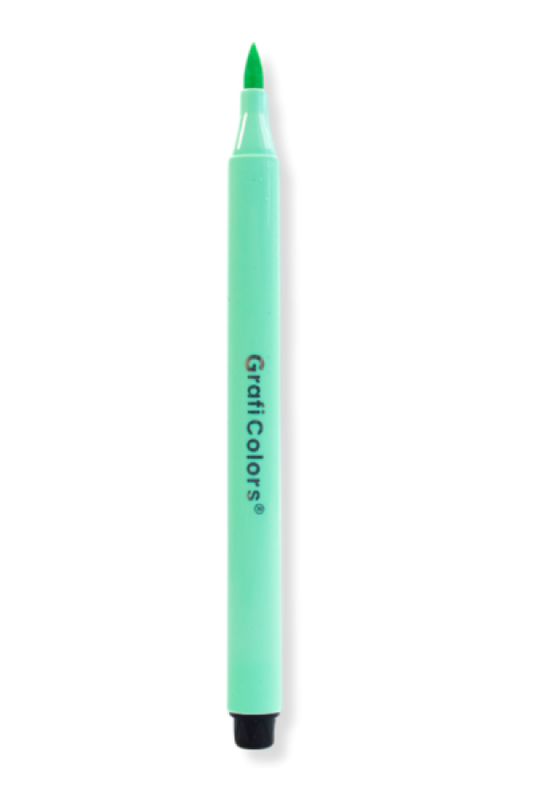 Estuche Marcadores Aqua Brush Grafi Colors Punta Pincel x 24 Unidades