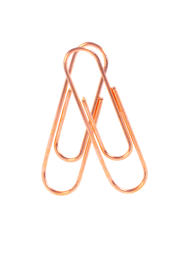 Clips para papel Grafi Colors Oro Rosa 20 mm En Bolsa  x 60 Unidades